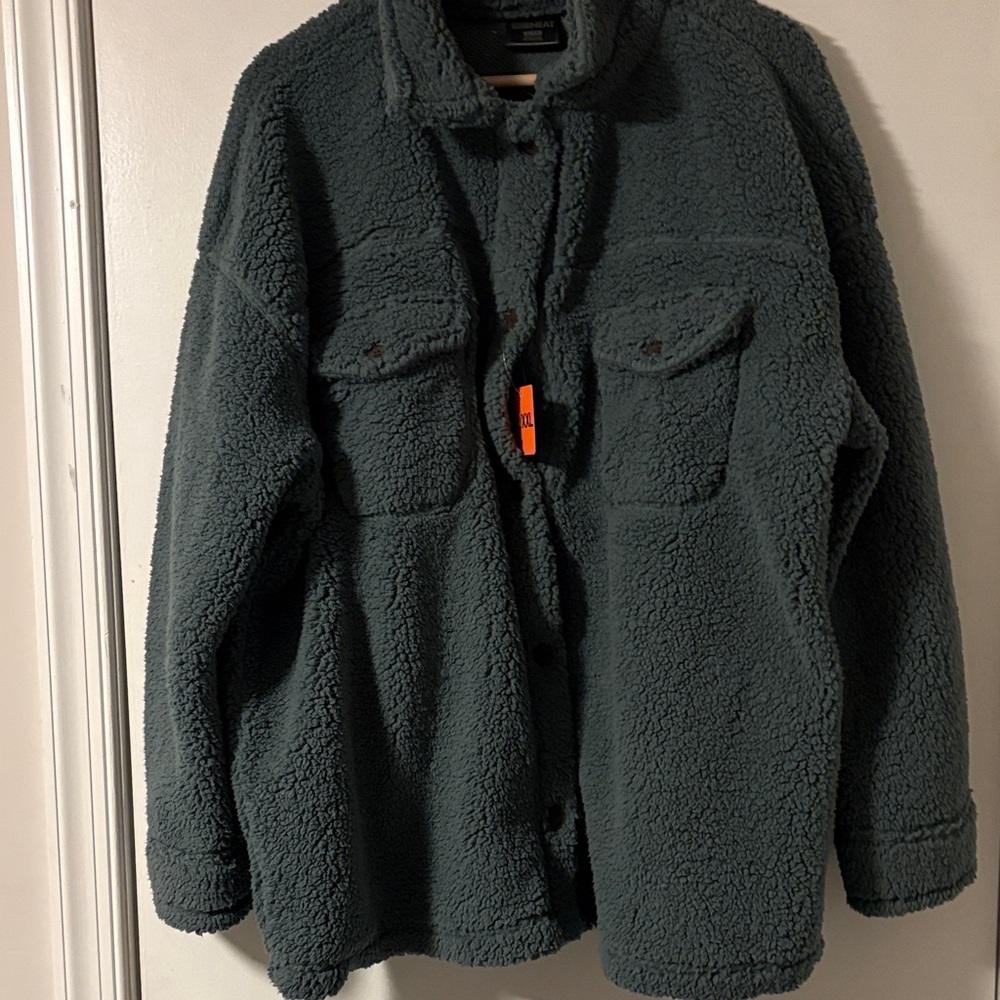 32 degrees  Sherpa green jacket